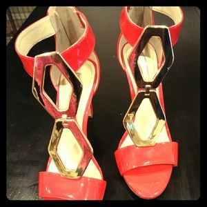 Sexy red BCBG heels